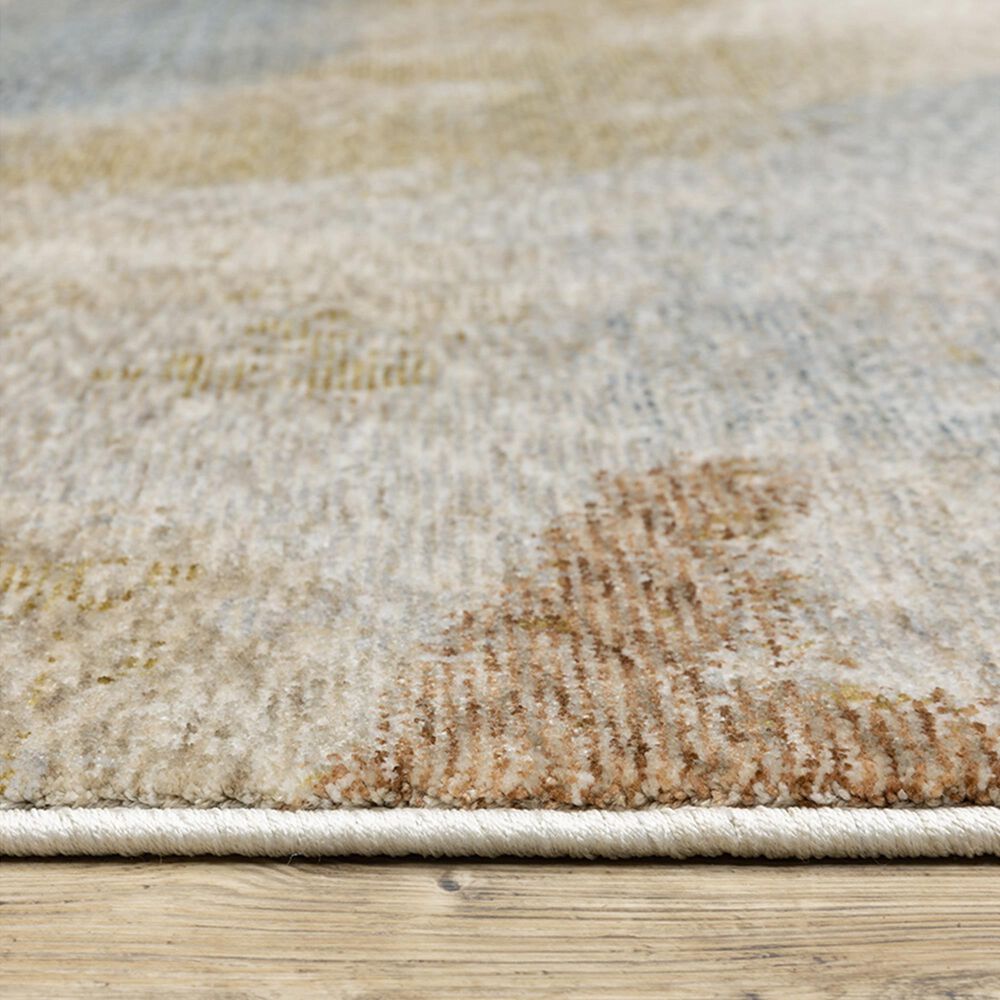 Oriental Weavers Hayden 2&#39;3&quot; x 7&#39;6&quot; Beige and Rust Runner, , large