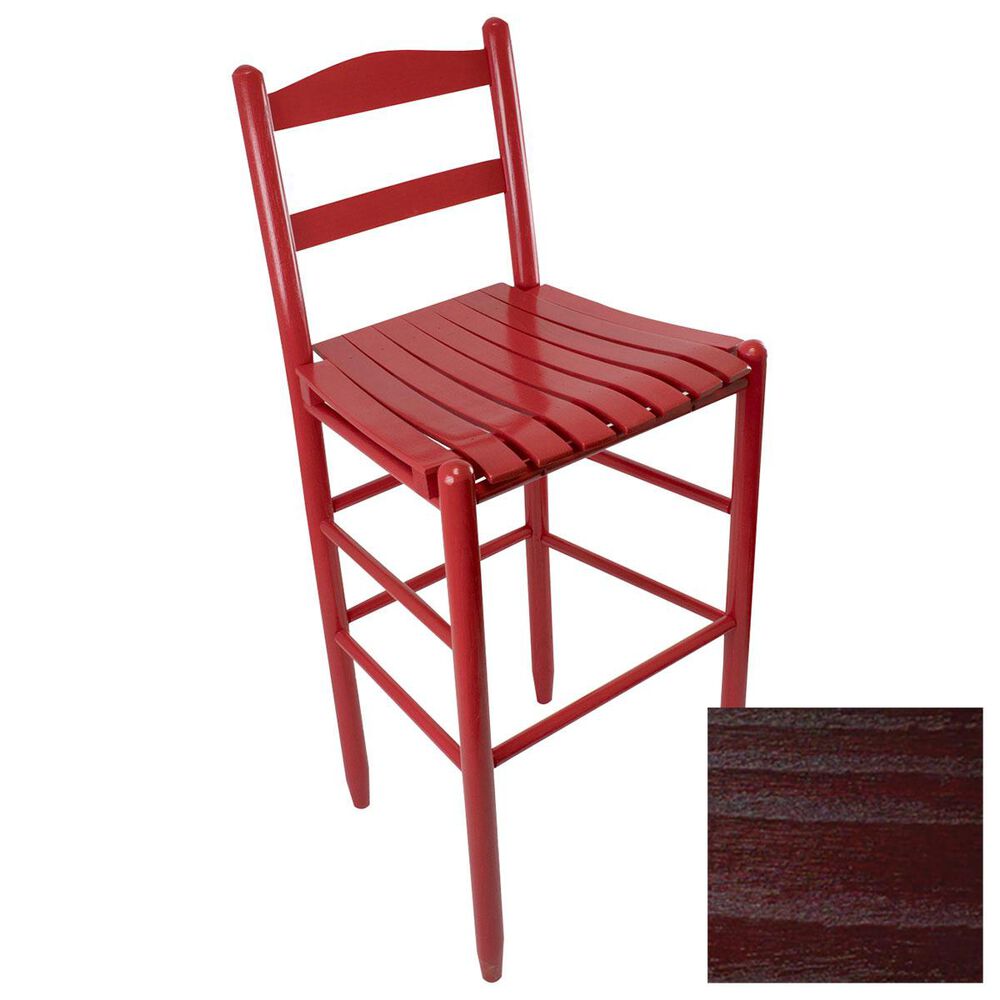 Lakeside Penrose Ladderback Barstool in Cranberry, , large