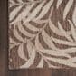 Nourison Garden Oasis Nature Mocha 5" x 7" Indoor/Outdoor Area Rug, , large