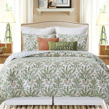 C&F Home Lana Palms 3-Piece King Quilt Set in Green, , large