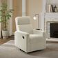 Oxford Baby Layton Swivel Glider Recliner in Corduroy Pearl White, , large