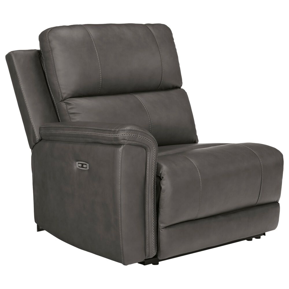 Ashley 2-Piece Power Symmetrical Reclining Sectional Loveseat in Anchor, , large