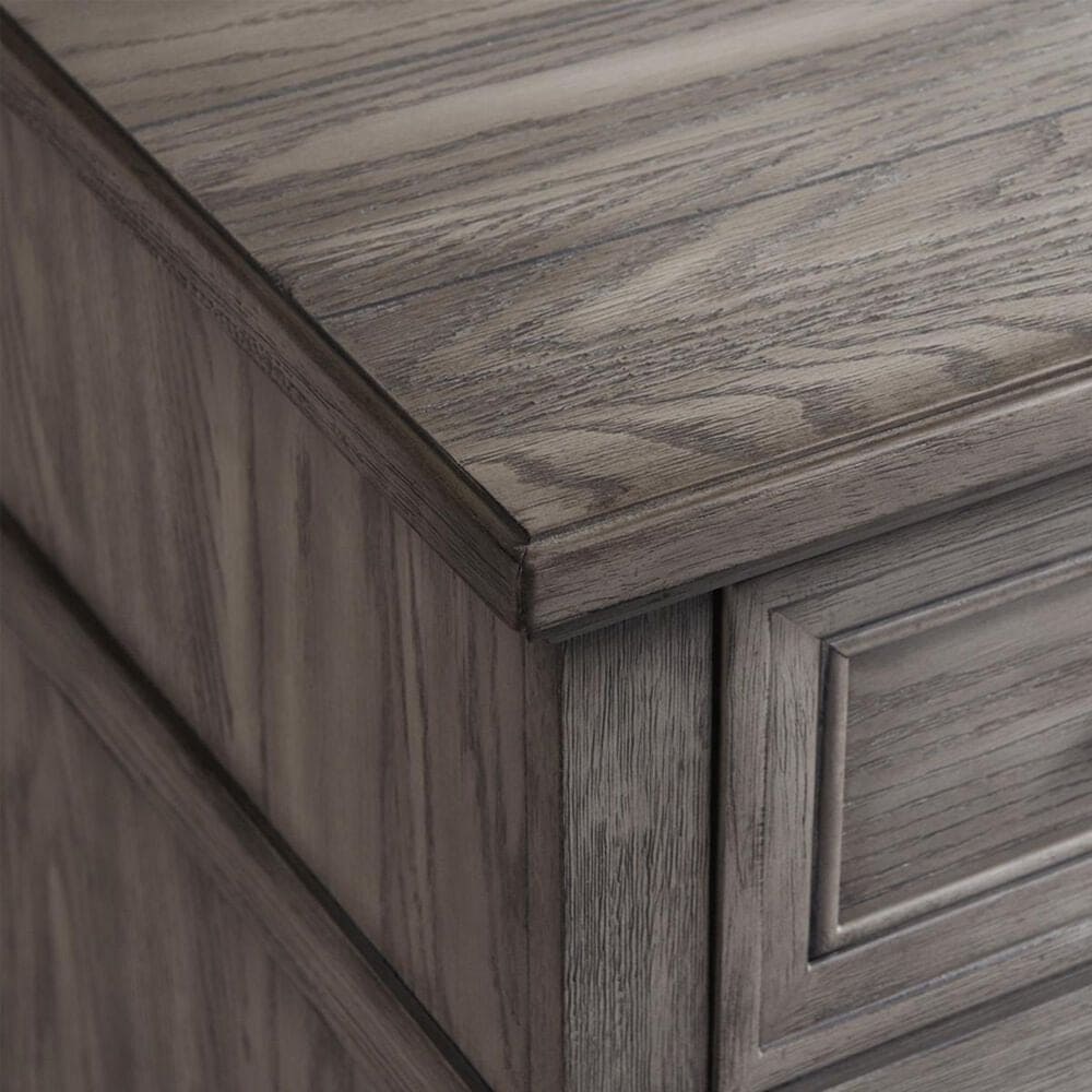 Hawthorne Furniture Forge 2 Drawer Nightstand in Pewter, , large