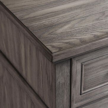 Hawthorne Furniture Forge 2 Drawer Nightstand in Pewter, , large