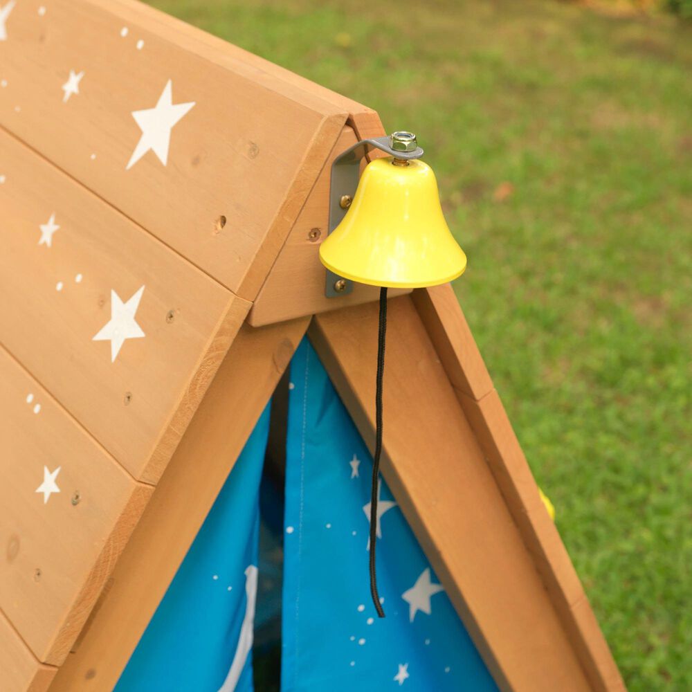 Kidkraft A Frame Hideaway &amp; Climber in Natural, , large