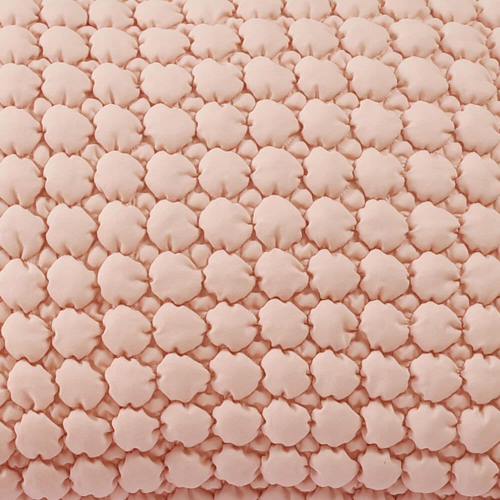 J. Queen Bold Cloud Puff 3-Piece King/Cal King Quilt Set in Blush, , large