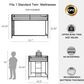 Hearth and Haven Adam Twin Loft Bunk Bed in Black, , large