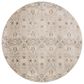 Loloi Theia THE-06 7"10" Round Granite and Ivory, , large