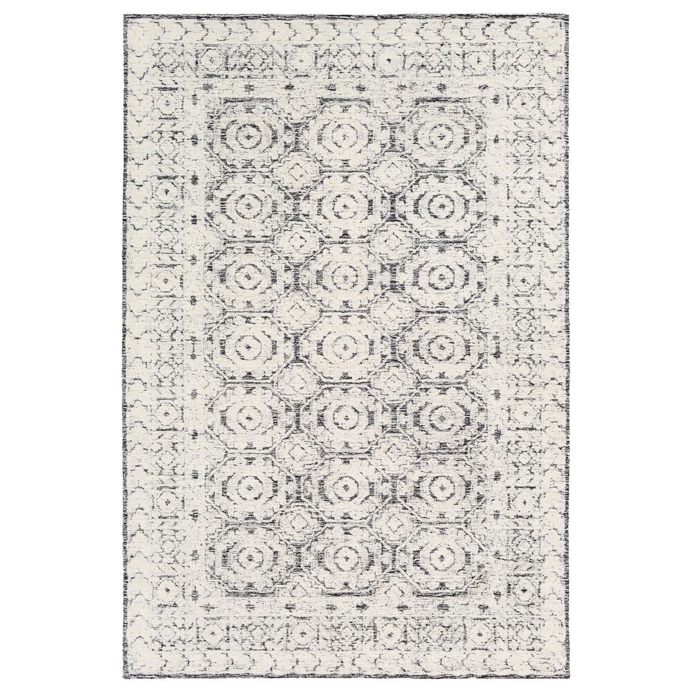 Surya Louvre Black, Ivory and Cream 10&#39; x 14&#39; Area Rug, , large