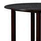 New Heritage Gia 3-Piece Round Drop Leaf Dining Set in Ebony, , large