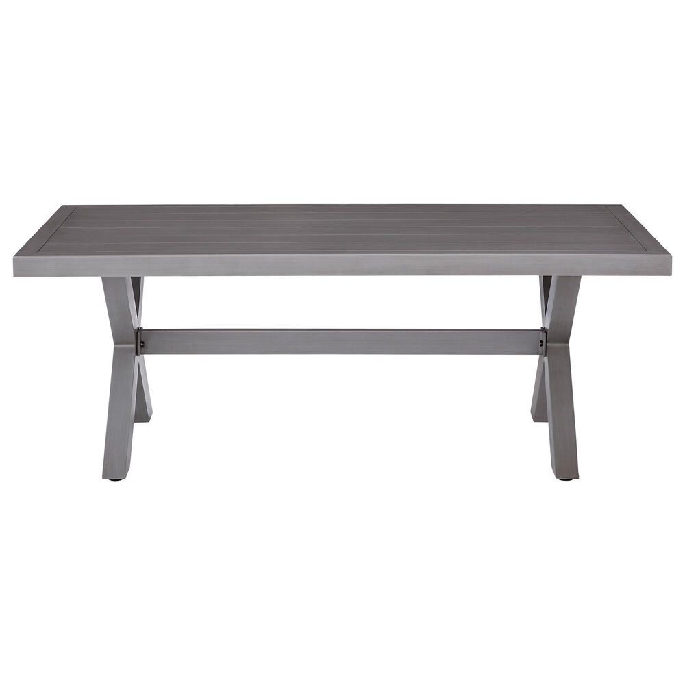 Ashley Half Moon Beach Rectangular Cocktail Table in Gray, , large
