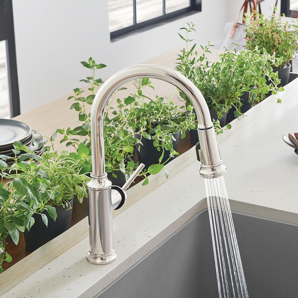 Blanco Empressa PullDown Kitchen Faucet 1.5 GPM in Polished Nickel