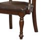 Furniture of America Tovar Dining Armchair in Brown Cherry (Set of 2), , large