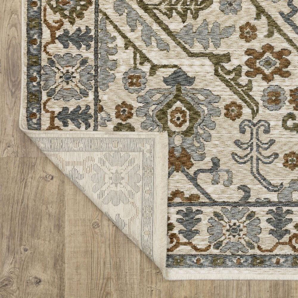 Oriental Weavers Hastings HA02I 2&#39;3&quot; x 7&#39;6&quot; Blue Runner, , large
