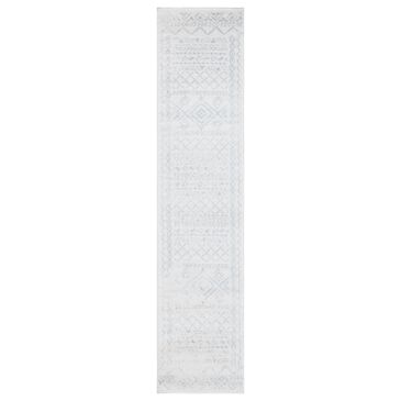 Safavieh Tulum 2" x 9" Light Grey Runner, , large