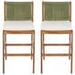Hearth and Haven Outdoor Bar Stool with Green Wicker Back in Cream (Set of 2), , large