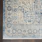 Nourison Lustrous Weave LUW02 5"3" x 7"9" Blue and Ivory Area Rug, , large