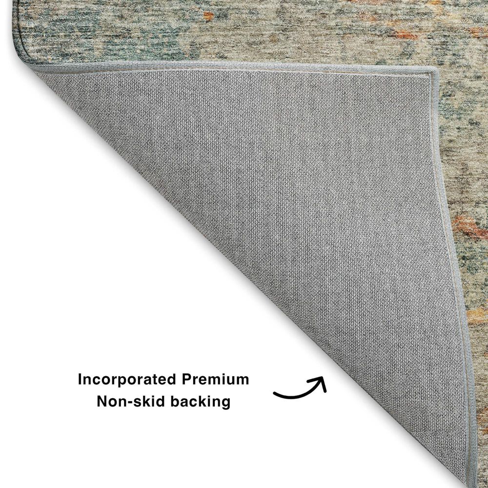 Dalyn Rug Company Trevi TV13 2&#39;3&quot; x 7&#39;6&quot; Teal Runner, , large