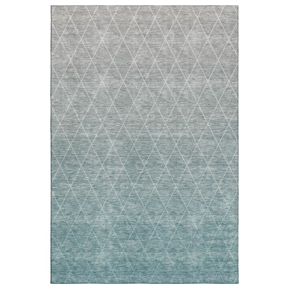 Dalyn Rug Company Lazio 10" x 14" Teal Area Rug, , large
