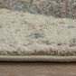 Feizy Eden Geometric Ivory and Multicolor 10" x 12"8" Area Rug, , large