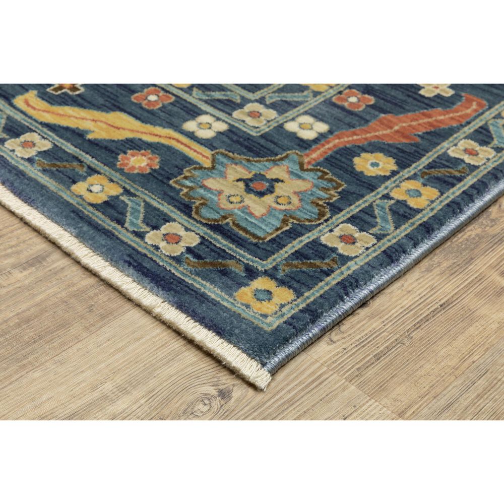 Oriental Weavers Francesca FR03F 6&#39;7&quot; x 9&#39;6&quot; Blue Area Rug, , large