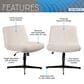 Rta Products Llc Criss Cross Chair in Taupe, , large