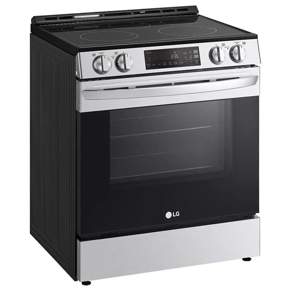 LG 6.3 Cu. Ft. Slide-in Electric Smart Range in Stainless Steel, , large