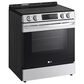 LG 6.3 Cu. Ft. Slide-in Electric Smart Range in Stainless Steel, , large