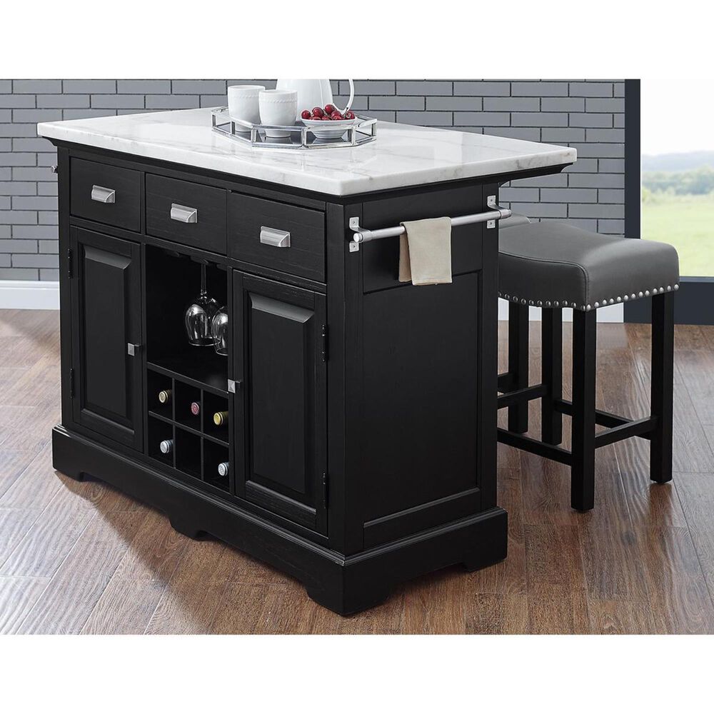 Crystal City Aspen 24&quot; Counter Stool in Ebony, , large