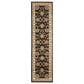 Safavieh Lyndhurst LNH555 2"3" x 16" Black and Ivory Runner, , large