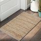 L&R Resources Natural Fiber Geometric Gray 7"9" x 9"9" Area Rug, , large