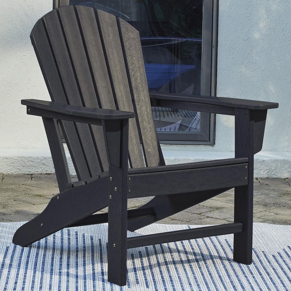 Ashley Sundown Treasure Adirondack Chair in Black, , large