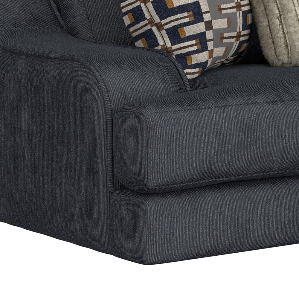 Jackson Furniture Olympus Stationary Loveseat in Sapphire, , large