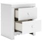 Ashley Mollviney 2-Drawer Nightstand in Matte White, , large