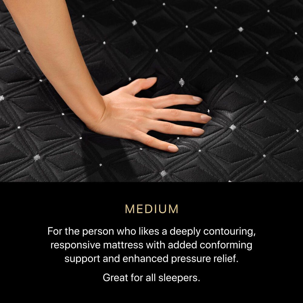 Beautyrest Hybrid Black Series3 Medium Full Mattress with Low Profile Box Spring, , large