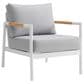 Blue River Royal 4-Piece Patio Seating Set in White, , large