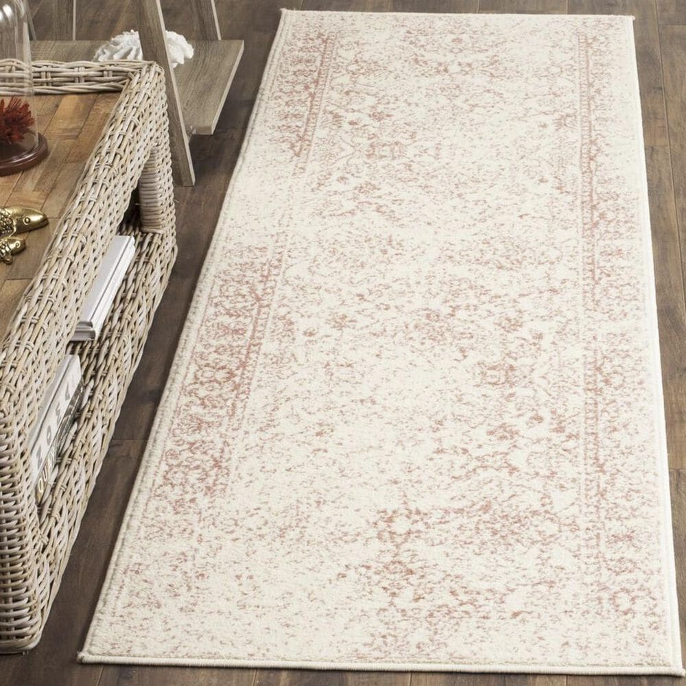 Safavieh Adirondack ADR109H 2"6" x 8" Ivory and Rose Runner, , large