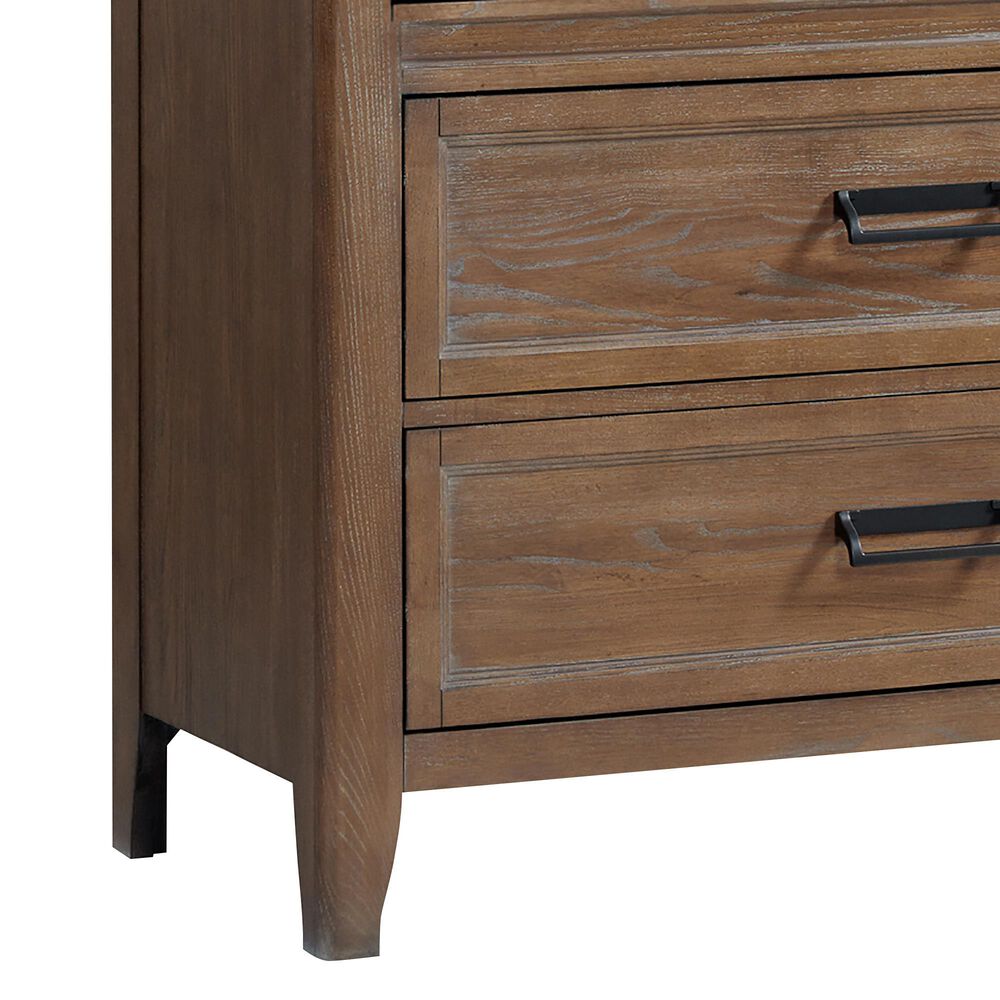 Hawthorne Furniture Alta 6 Drawer Gentleman&#39;s Chest in Harvest Brown, , large