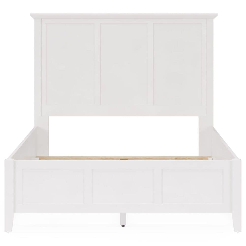 Urban Home Grace Eastern King Panel Bed in Snowfall White, , large