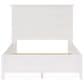 Urban Home Grace Eastern King Panel Bed in Snowfall White, , large