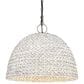 Golden Lighting Rue 5-Light Pendant in Matte Black, , large