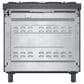 Bosch 36" Freestanding Dual Fuel Range in Black Stainless Steel, , large