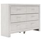 Ashley Altyra 4-Piece Queen Upholstered Bed Set in White, , large