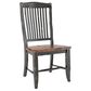 Declan Dining Champlain 6-Piece Rectangular Dining Set in Distressed Black and Spice Washed, , large