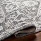 Surya Piazza PZZ-2303 2" x 3" White, Charcoal, Black, Light Grey Area Rug, , large