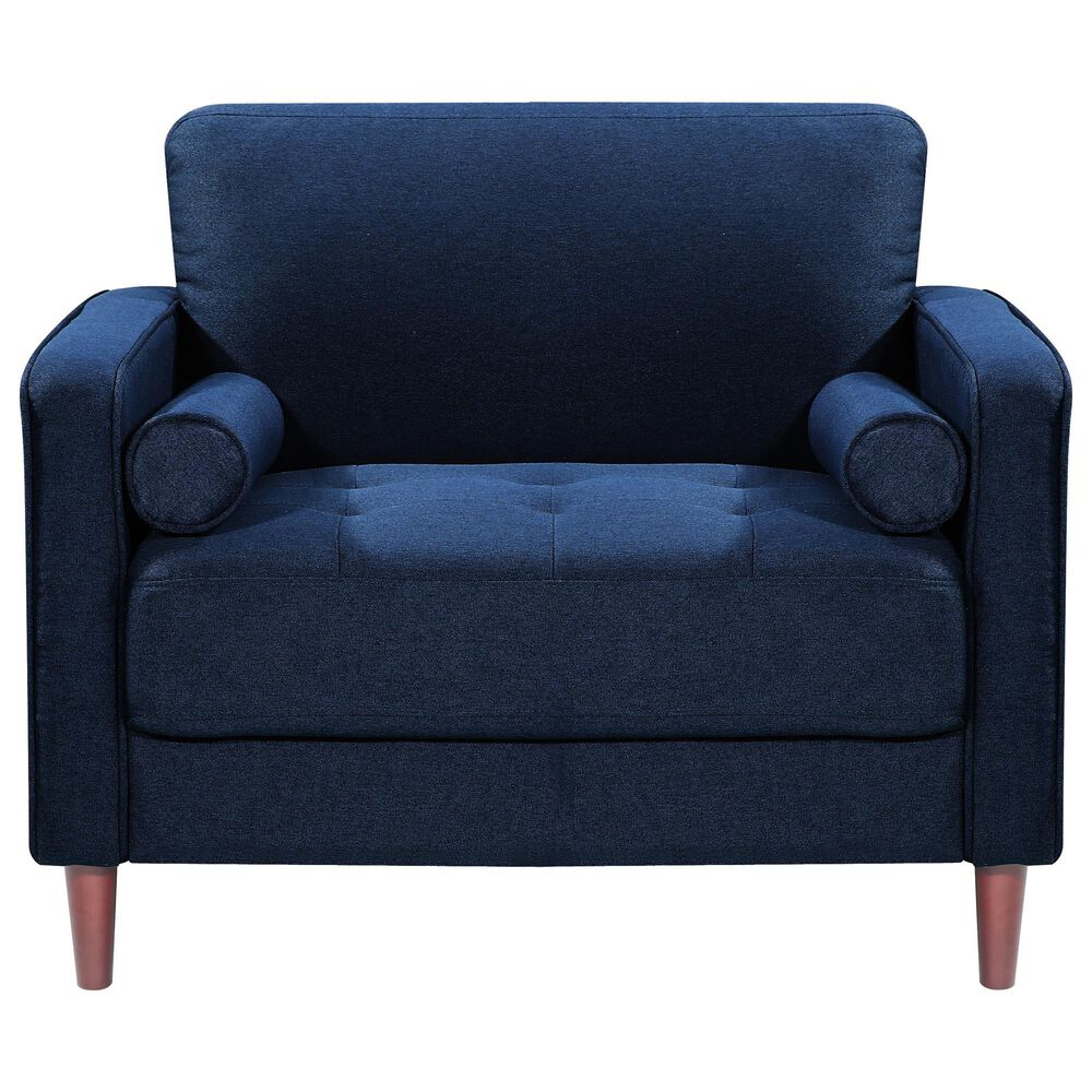 Lifestyle Solutions Langford Accent Chair in Navy Blue, , large