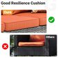 HOMLUX 5-Piece Outdoor Patio Furniture Set in Orange, , large