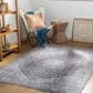 Surya Colin 5"3" x 7"3" Light Blue, Medium Green, Gray, Charcoal, Tan and Cream Area Rug, , large