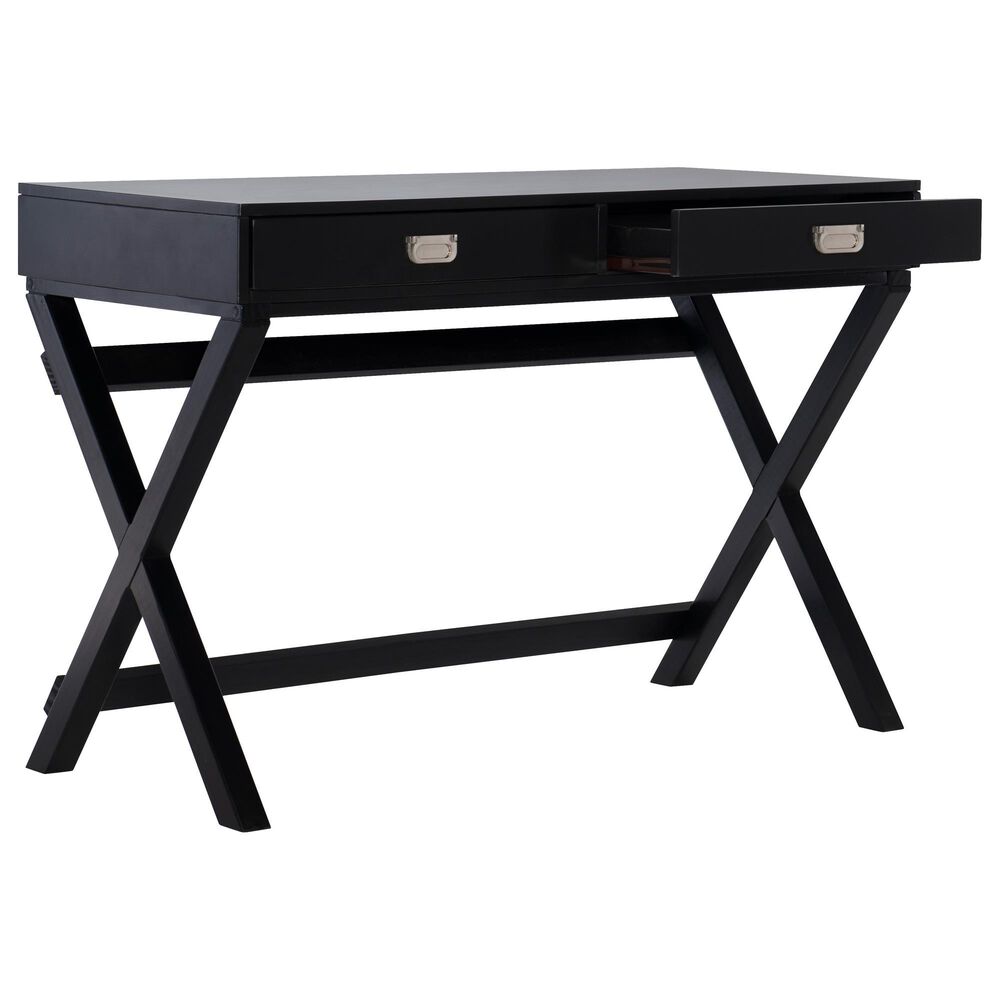 Linon Home Decor Peggy Writing Desk in Black, , large