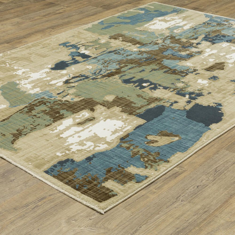 Oriental Weavers Reed 3&#39;3&quot; x 5&#39; Beige and Multicolor Area Rug, , large